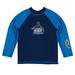 Infant Vive La Fete Navy/Blue West Florida Argonauts Solid Contrast Rash Guard