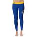 Women's Vive La Fete Blue/Gold University of New Haven Chargers Plus Size Solid Design Yoga Leggings