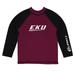 Toddler Vive La Fete Maroon/Black Eastern Kentucky Colonels Solid Contrast Rash Guard