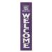 Weber State Wildcats 12'' x 48'' Welcome Outdoor Leaner