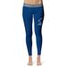 Women's Vive La Fete Navy/Gray Blinn College Buccaneers Plus Size Solid Design Yoga Leggings