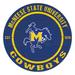 McNeese State Cowboys 20" Indoor/Outdoor Team Color Circle Sign