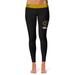 Women's Vive La Fete Black/Gold Emporia State Hornets Plus Size Solid Design Yoga Leggings