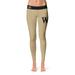 Women's Vive La Fete Gold/Black Wake Forest Demon Deacons Solid Design Yoga Leggings