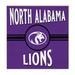 North Alabama Lions 10'' x Retro Team Sign