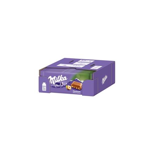Milka Tafelschokolade Haselnuss 22 x 100 g (2,2 kg)