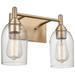 Millennium Lighting Arlett 2 Light Vanity Fixture in Modern Gold