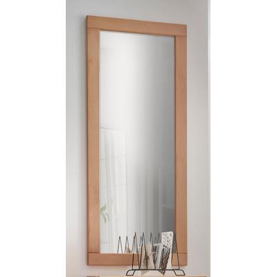 Wandspiegel HOME AFFAIRE "Dura", braun (buche massivholz), B:50cm H:120cm T:2,5cm, Massivholz, Spiegel, aus FSC-zertifiziertem Massivholz, Breite 50 cm Image
