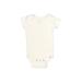 Gerber Short Sleeve Onesie: White Solid Bottoms - Size 3-6 Month