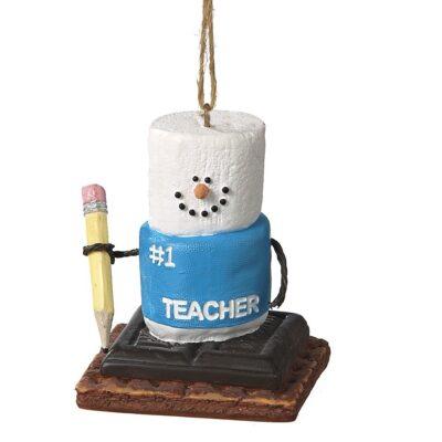 S'mores "#1 Teacher" Ornament