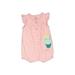 Carter's Short Sleeve Outfit: Pink Tops - Size 6 Month