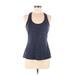 Athleta Active Tank Top: Blue Activewear - Women's Size Medium