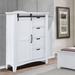 Cottage Creek Stockton Four Drawer Chest Wood in White | 54 H x 36 W x 18 D in | Wayfair 4041-8002