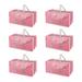 Rebrilliant Storage Bag Plastic in Pink | 14 H x 29 W x 15 D in | Wayfair EA66A805BE584850A30A1B15C02B8038