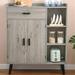 YITAHOME Open 31.5" W x 37.2" H Kitchen Cabinet Set in Gray | 37.2 H x 31.5 W x 11.8 D in | Wayfair AAFMZ