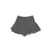 Dress Forum Casual A-Line Skirt Micro: Black Tweed Bottoms - Women's Size Medium