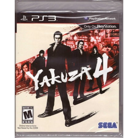Yakuza 4 - PlayStation 3 PS3 [2011 RE-PRINT Japan Crime Syndicate Action] NEW
