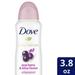 Dove Advanced Care Dry Spray Antiperspirant Deodorant Acai Berry & Lotus Flower 3.8oz (Pack of 8)