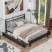 Metal King/Queen Size Storage Platform Bed with 4 Drawers