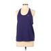 Nike Active Tank Top: Purple Activewear - Women's Size Large