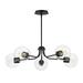 21635CLBK-Maxim Lighting-Knox - 5 Light Chandelier-8 Inches Tall and 30 Inches Wide-Black Finish