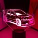 3D Car Night Light Led Touch Switch Decor Table Desk Optical Illusion Lamps 7 Color Changing Lights LED Table Lamp Xmas Home Love Birthday Children Kids Decor Toy Gift