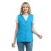 Toptie Adult Volunteer Activity Vest Lightweight Vest Supermarket Uniform Vests Clerk Workwear-Light Blue-5XL