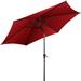10 FT Outdoor Patio Umbrella Offset Market Shade Burgundy