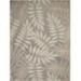 HomeRoots 8 x 11 ft. Natural Leaves Indoor & Outdoor Area Rug - Natural - 8 x 11