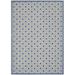 HomeRoots 8 x 11 ft. Blue & Gray Indoor & Outdoor Area Rug - Blue Gray - 8 x 11