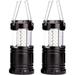 2-piece foldable emergency light portable outdoor light waterproof foldable fishing light emergency light battery powered camping light camping fishing adventure