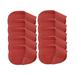 10x Golf Club Headcovers Golf Club Head Cover Wear Resistant Waterproof Golf Cue Protect Case Golf Head Covers Women Men Gift S Red