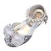 EHQJNJ Shoes Size 4.5 Fashion Summer Girls Sandals Dress Performance Dance Shoes Flat Light Sequins Pearl Mesh Bow Buckle Toddler Boys Sneakers Size 7 Boys Boots Boys Shoes Size 4.5 Big Kid