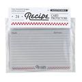 Weatherbee Clear Recipe Card Protectors Made in America 4-Inches x 6-Inches Set of 24