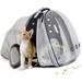 Halinfer Dual Expandable Cat Backpack Carrier Fit up to 20 lbs Expandable Pet Carrier Backpack for Large Fat Cat and Small Puppy