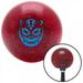 American Shifter Blue Lucha Libre Mask Red Metal Flake Shift Knob with M16 x 1.5 Insert Shifter Auto