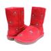 Women's Cuce Red Tampa Bay Buccaneers Allover Logo Boots