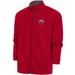 Men's Antigua Red USA Swimming Links Full-Zip Golf Jacket