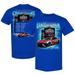 Men's Checkered Flag Sports Blue 2024 Daytona 500 Champions T-Shirt