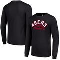 Men's Starter Black San Francisco 49ers Half Ball Team Long Sleeve T-Shirt