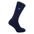 THMO - 1 Pair Mens Thick Fleece Lined Warm Thermal Socks for Winter - Navy - Size UK 6-11