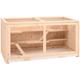 Vidaxl - Hamster Cage 89.5x45x45 cm Solid Wood Fir Brown