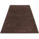 Hochflor-Teppich HOME AFFAIRE "Viva" Teppiche Gr. B/L: 200 cm x 200 cm, 45 mm, 1 St., braun (dunkelbraun) Esszimmerteppiche