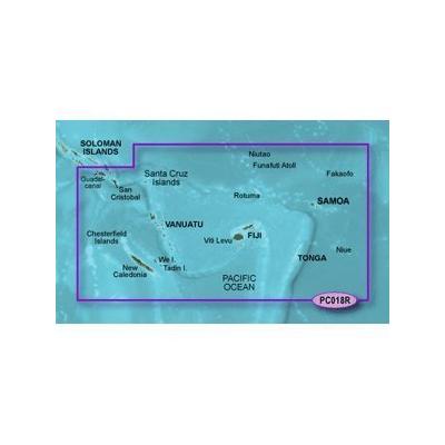 Garmin Bluechart G2 - Hxpc018r - New Caledonia To Fiji - Microsd & Sd
