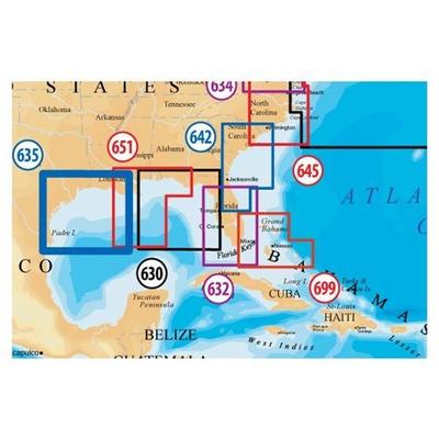 Navionics Electronic Charts MSD/635P Map, West Gulf of Mexico