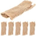 HOMSFOU 30 Pcs Cotton Linen Bath Towel Rags Luffa Loufa Body Scrubber Shower Scrubber Loofahs Balls for Body Wash Washcloths Body Wash Cloths Towels Shower Towel Hand Towel Take a Bath