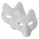 TOYANDONA 8 Pcs Diy Fox Mask Halloween Toys for Kids Men Toys Cosplay Mask Masquerade Masks Adult Toy Diy Mask Halloween Party Supplies Animal Mask Halloween Party Decoration Cartoon Pu 3d