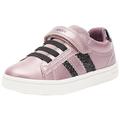 Geox J Djrock Girl E Sneaker, Dk Pink Black, 6 UK