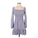 LA Hearts Casual Dress: Purple Dresses - Women's Size X-Small