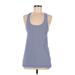 Zella Active Tank Top: Purple Activewear - Women's Size Medium